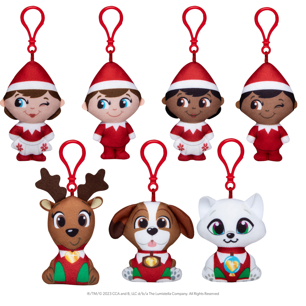 The Elf on the Shelf® Plushee Pals® Mini Clips 2 am Clip Strip