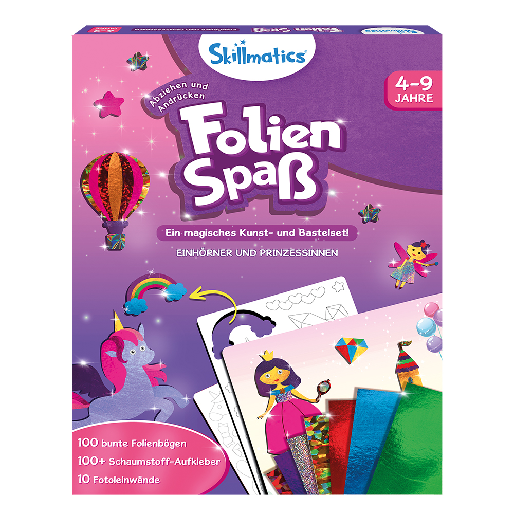 Folienspaß - Einhörner und Prinzessinnen Folienspaß - Einhörner und Prinzessinnen