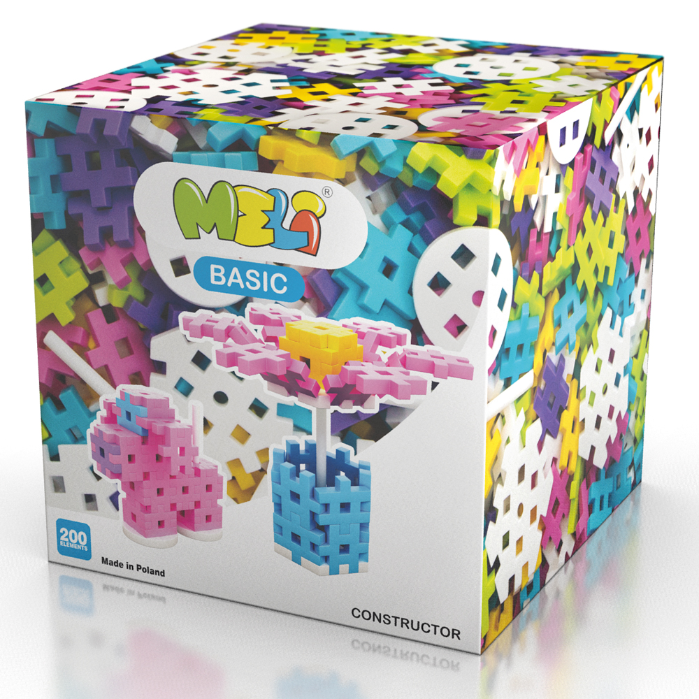 Meli Basic Constructor Pink 200  Meli Basic Constructor Pink 200