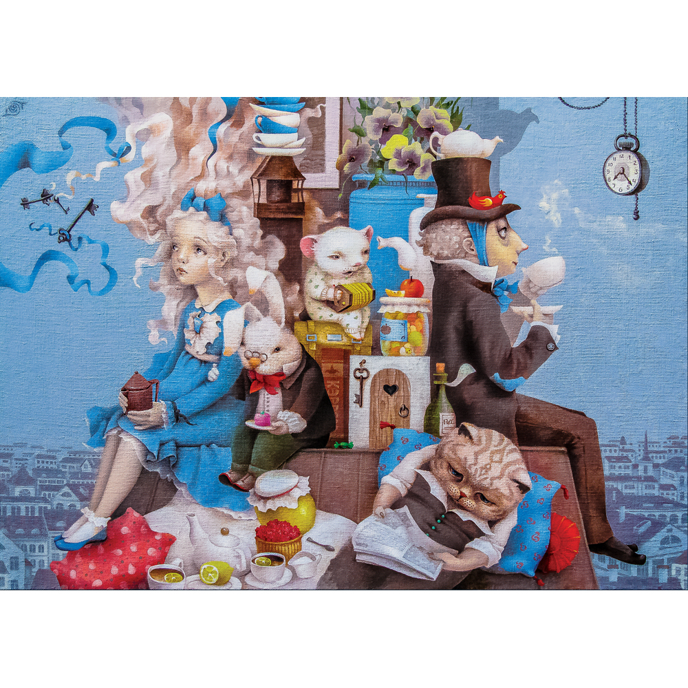 DaVICI Puzzle - Alice' verrückte Teeparty