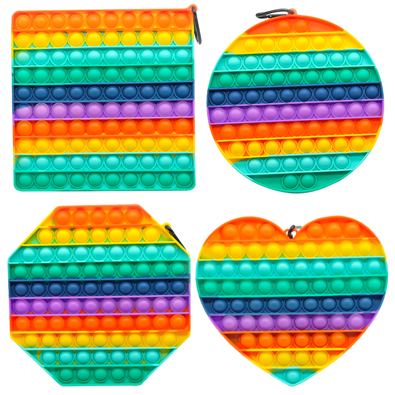 Bubble Fidget - Big rainbow (sortiert)