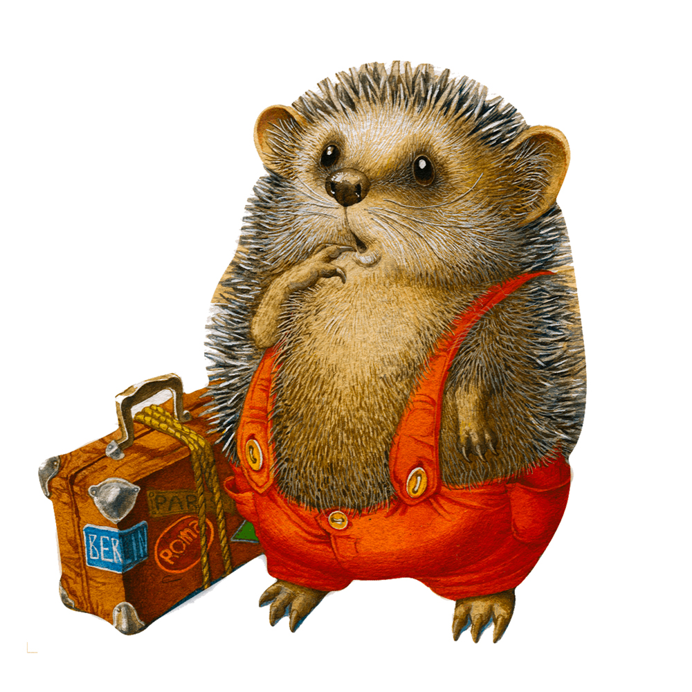 DaVICI Puzzle - Der reisende Igel DaVICI Puzzle - Der reisende Igel