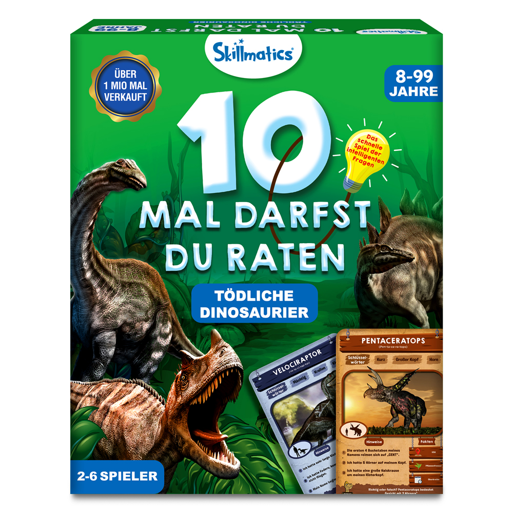 10 Mal Darfst Du Raten - Tödliche Dinosaurier 10 Mal Darfst Du Raten - Tödliche Dinosaurier