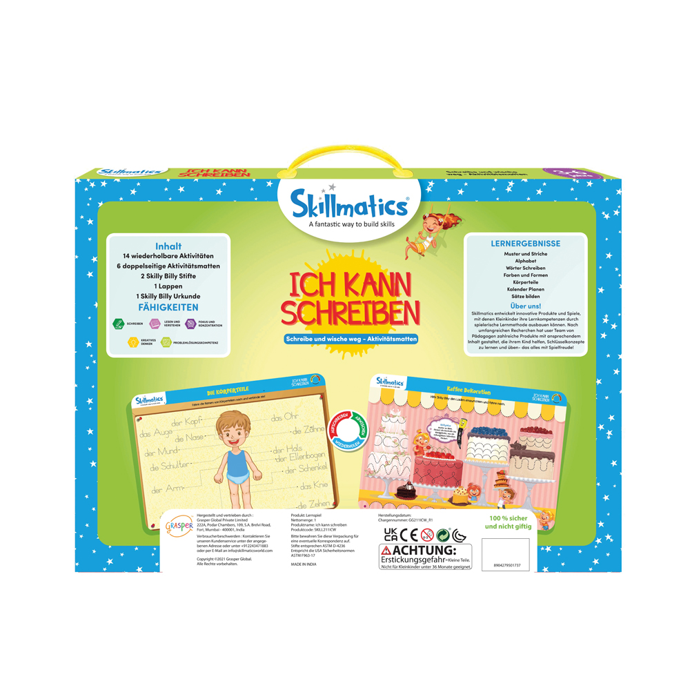 Write and Wipe Kit - Ich kann schreiben Write and Wipe Kit - Ich kann schreiben