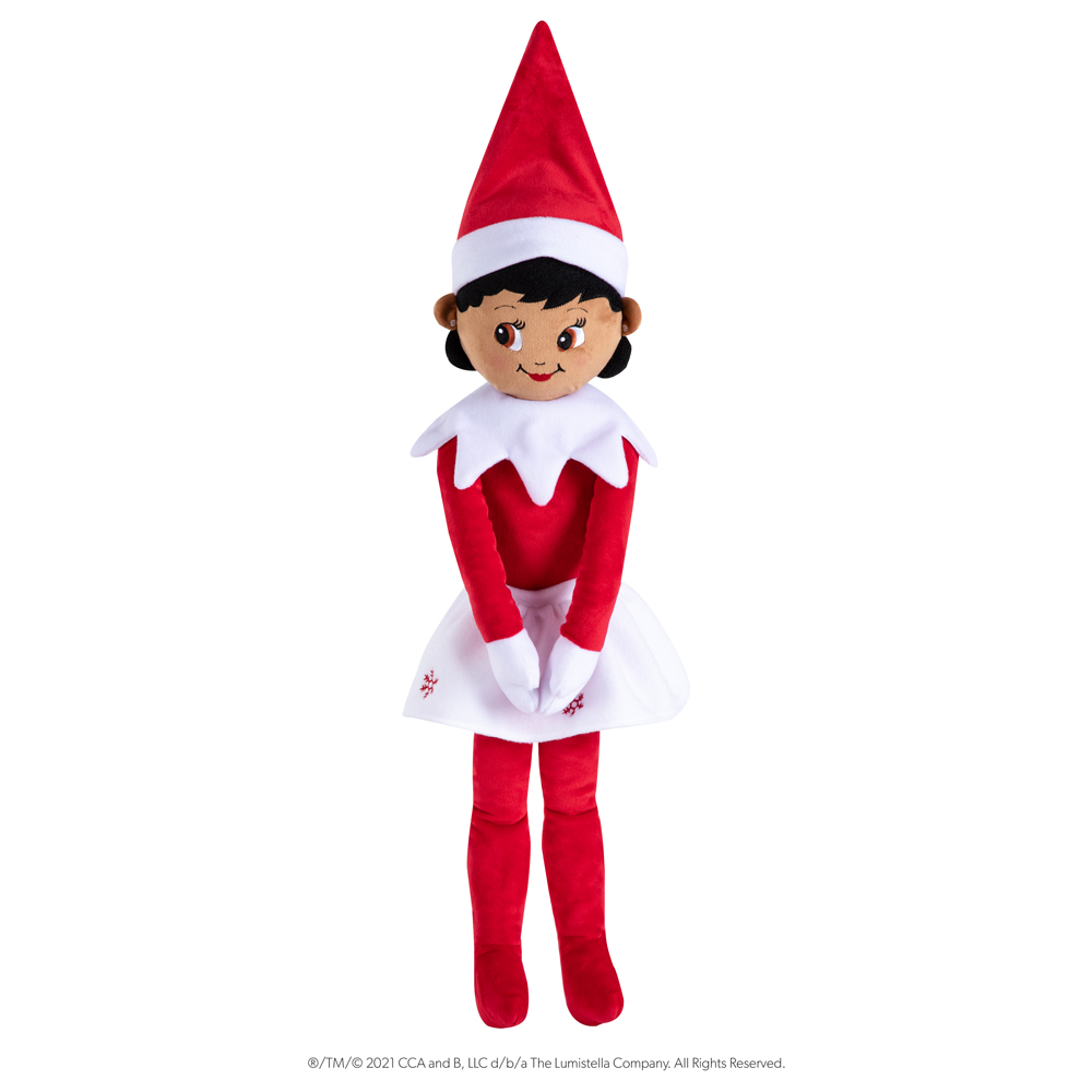 The Elf on the Shelf® Plushee Pals® Huggable - Mädchen mit braunen Augen The Elf on the Shelf® Plushee Pals® Huggable - Mädchen mit braunen Augen