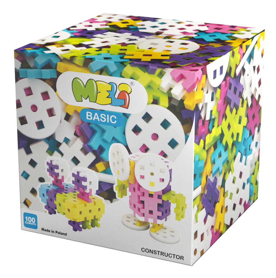 Meli Basic Constructor  Pink 100  Meli Basic Constructor  Pink 100