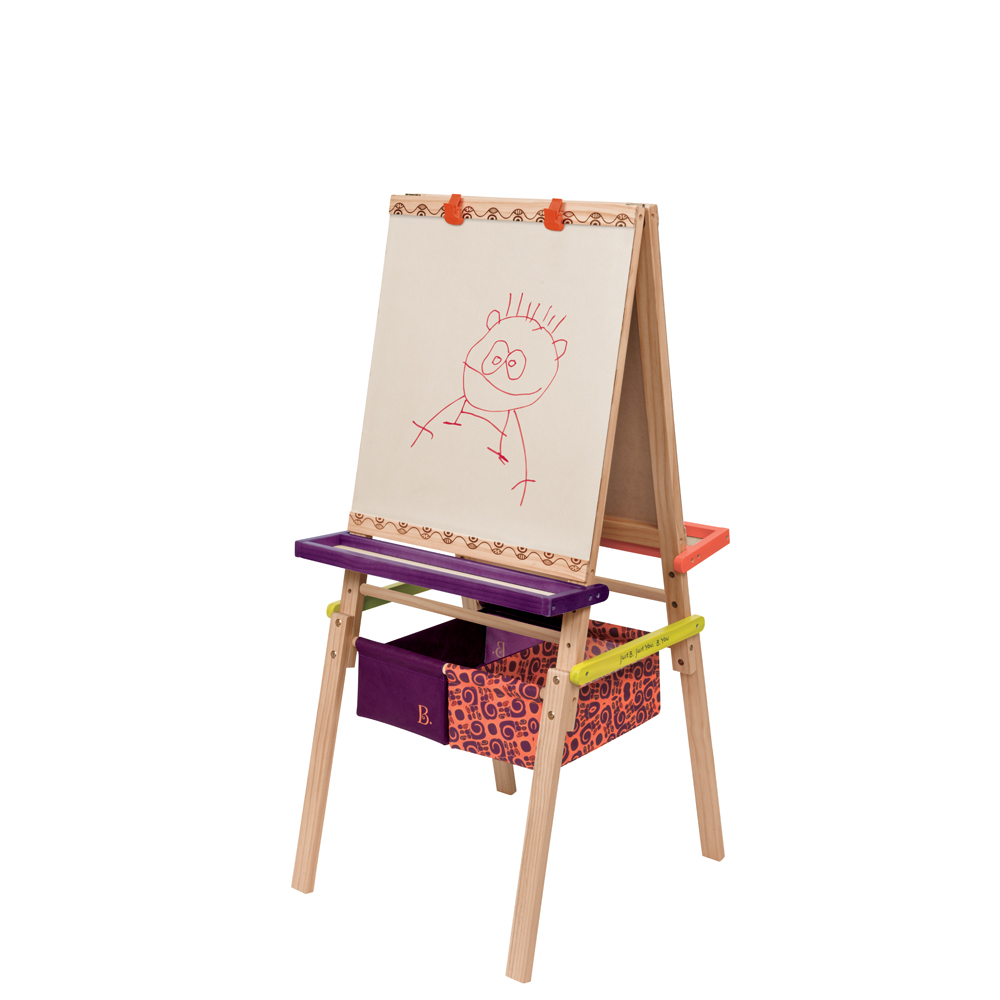 B. Easel for Kids - Holzstaffelei